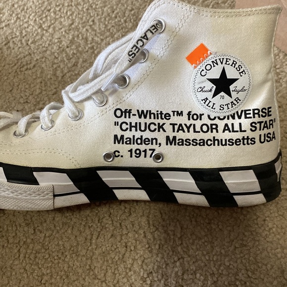 Off-White for Converse “CHUCK TAYLOR ALL STAR” Men’s size 11 EUC - Picture 3 of 7